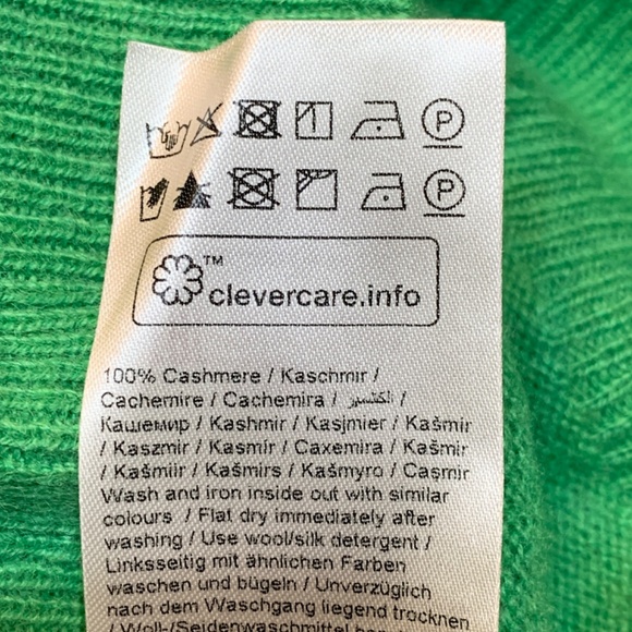 Part Two Cashmere Sweater Kelly Green XS Preppy Holiday Old Money Sustainable - Picture 10 of 12